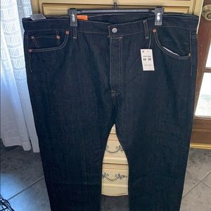 Black wash Levi’s 501 for men